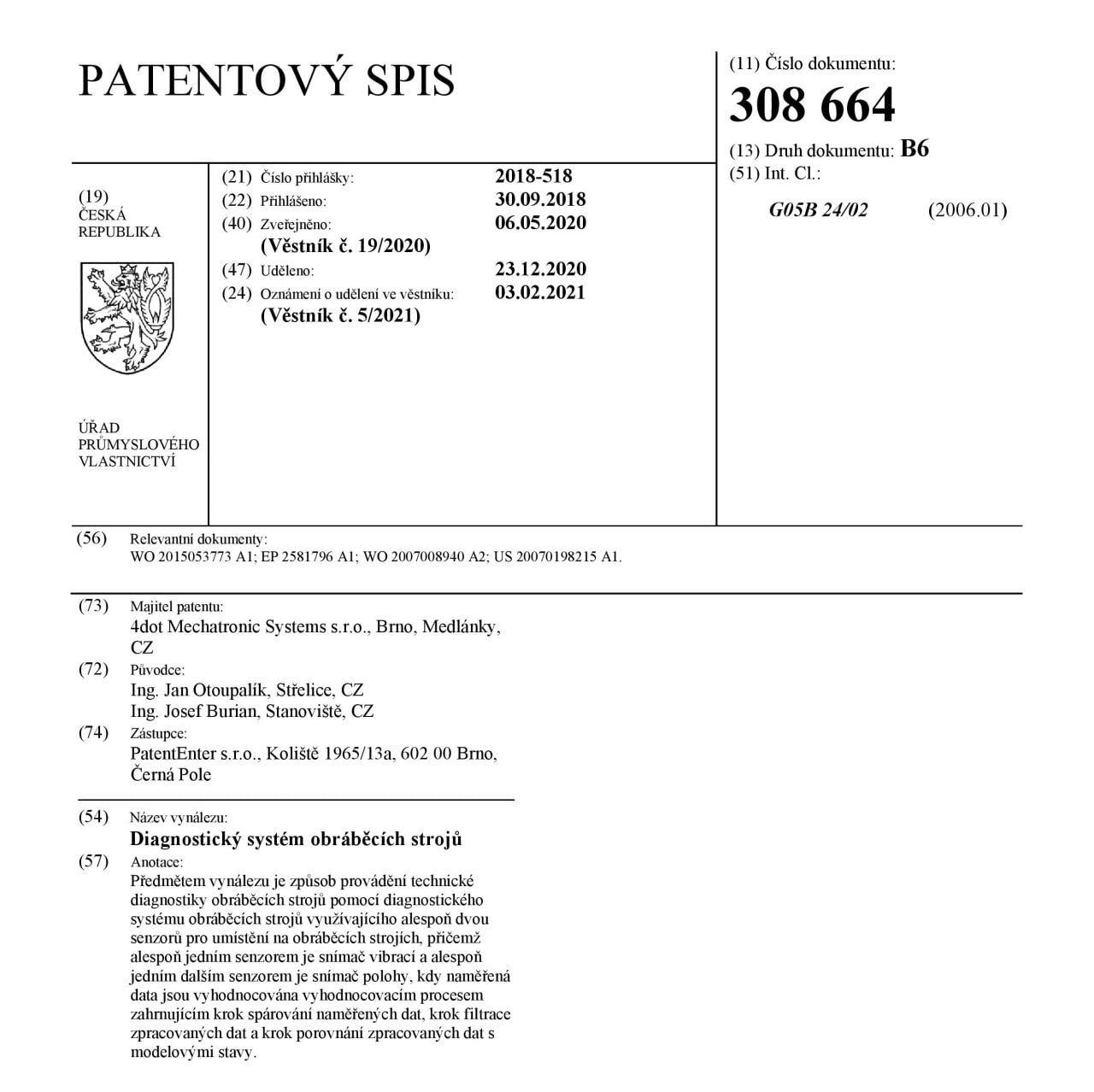 Patentový spis