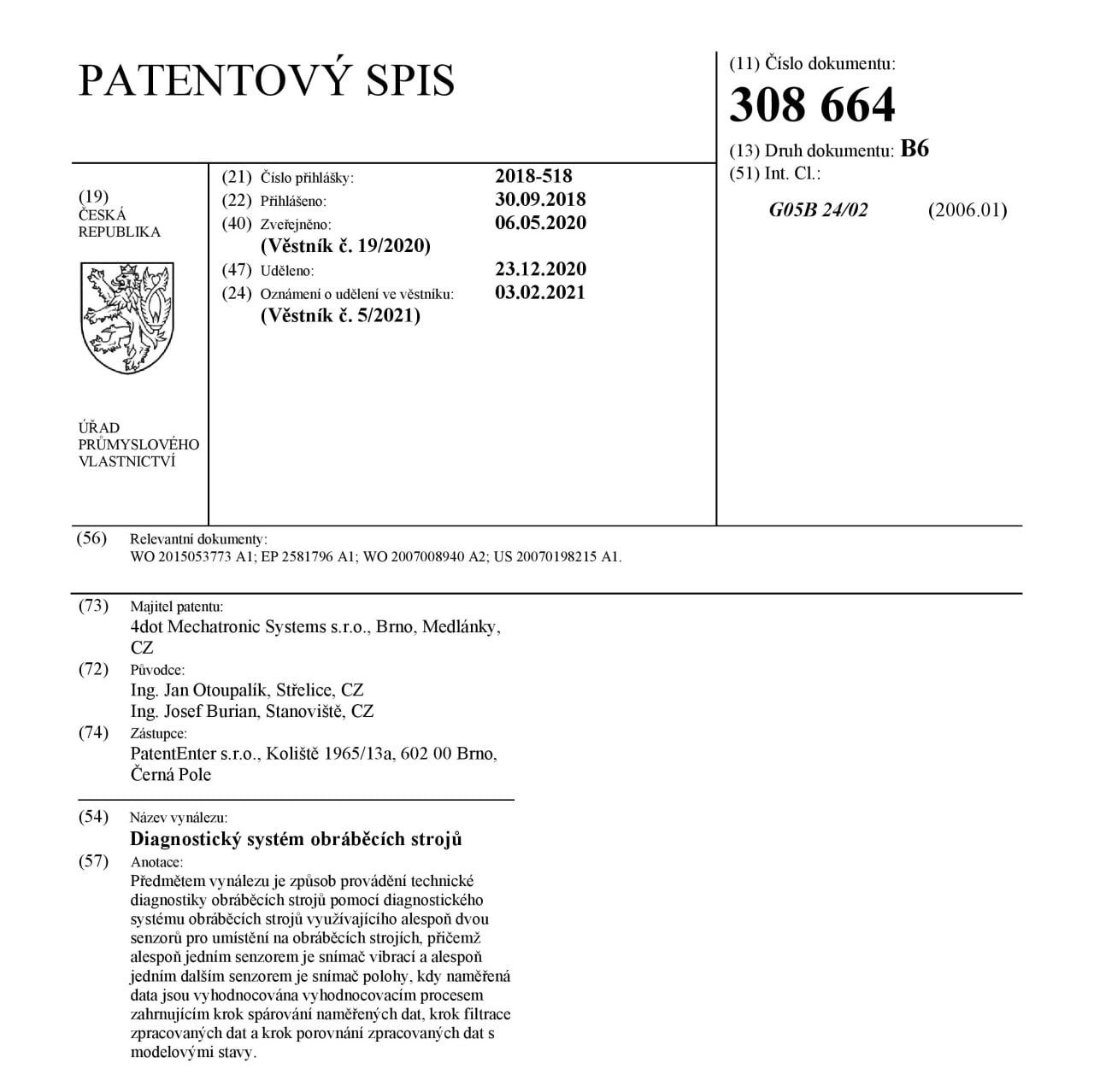 The patent file